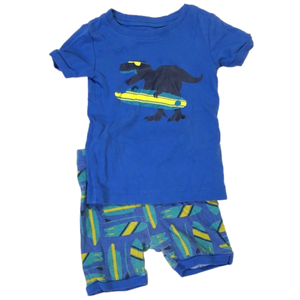 Old Navy Dinosaur Surfer Pjs Tshirt/Shorts Set 3T